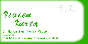 vivien kurta business card